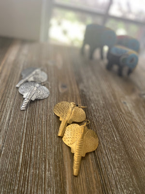 Handmade Elephant Earrings