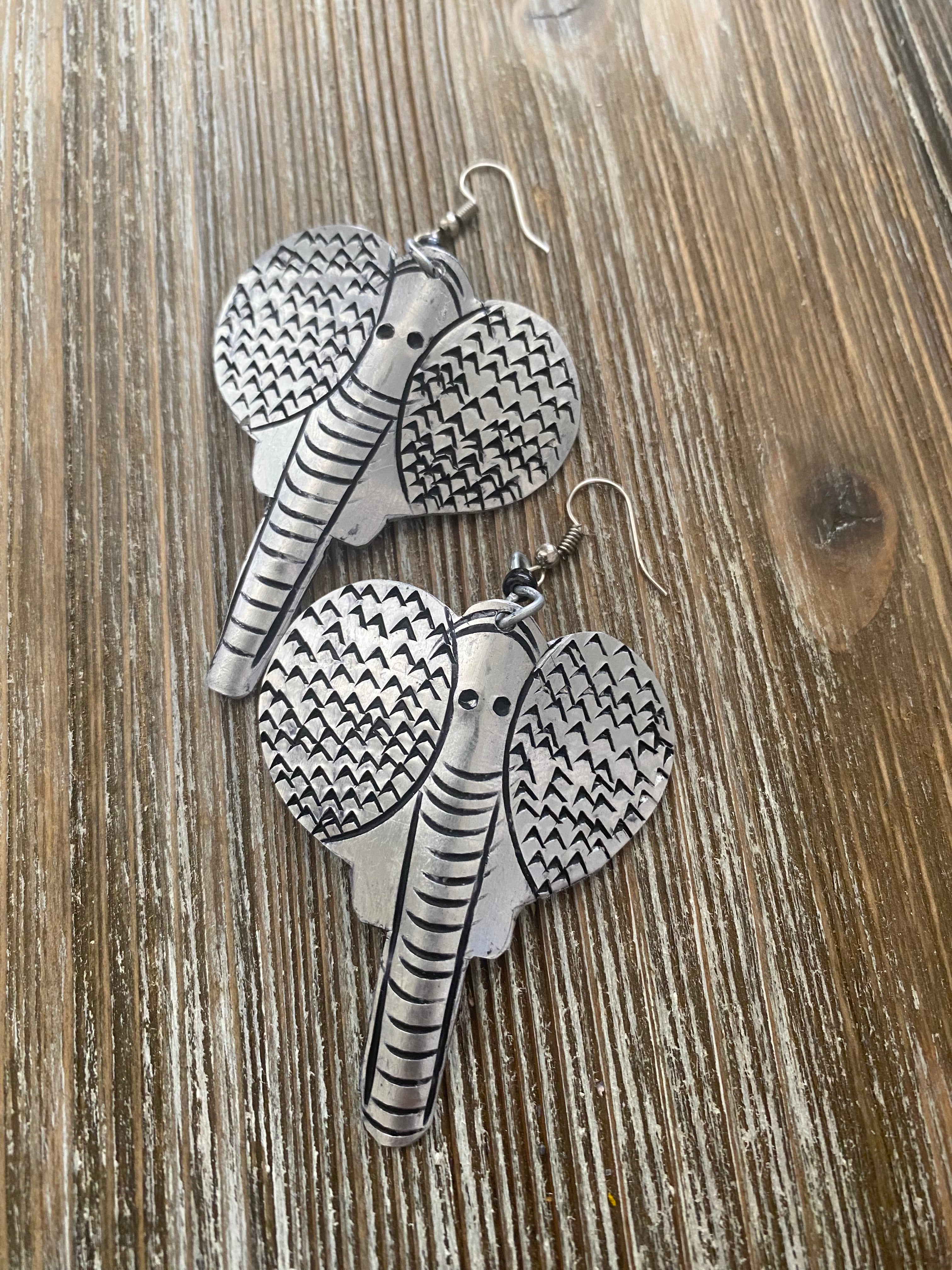 Handmade Elephant Earrings
