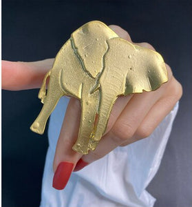 Oversized Adjustable Elephant Ring