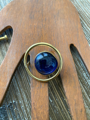 Brass and Glass - Blue