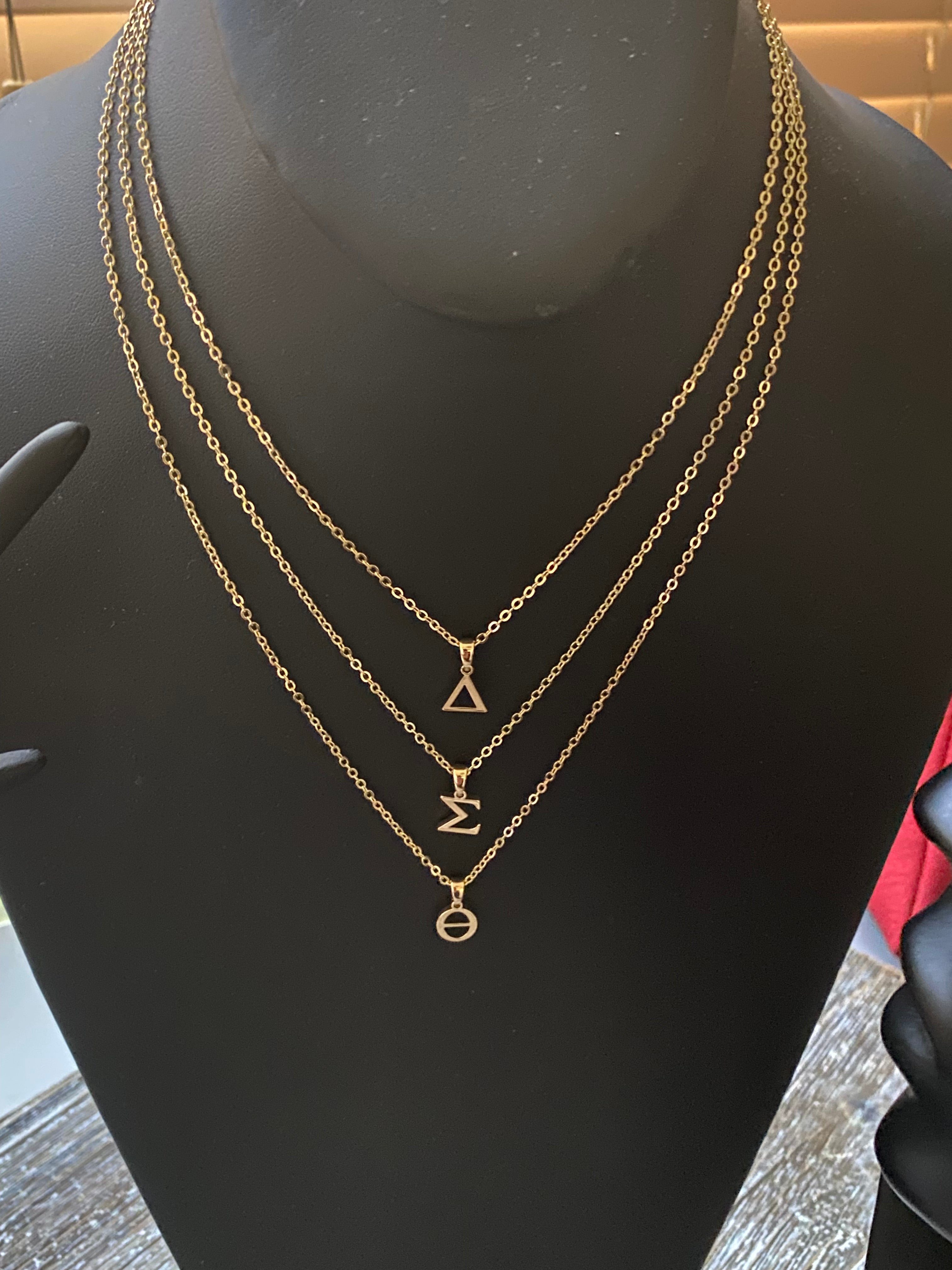 It's the DST for Me - 3 Chain Necklace