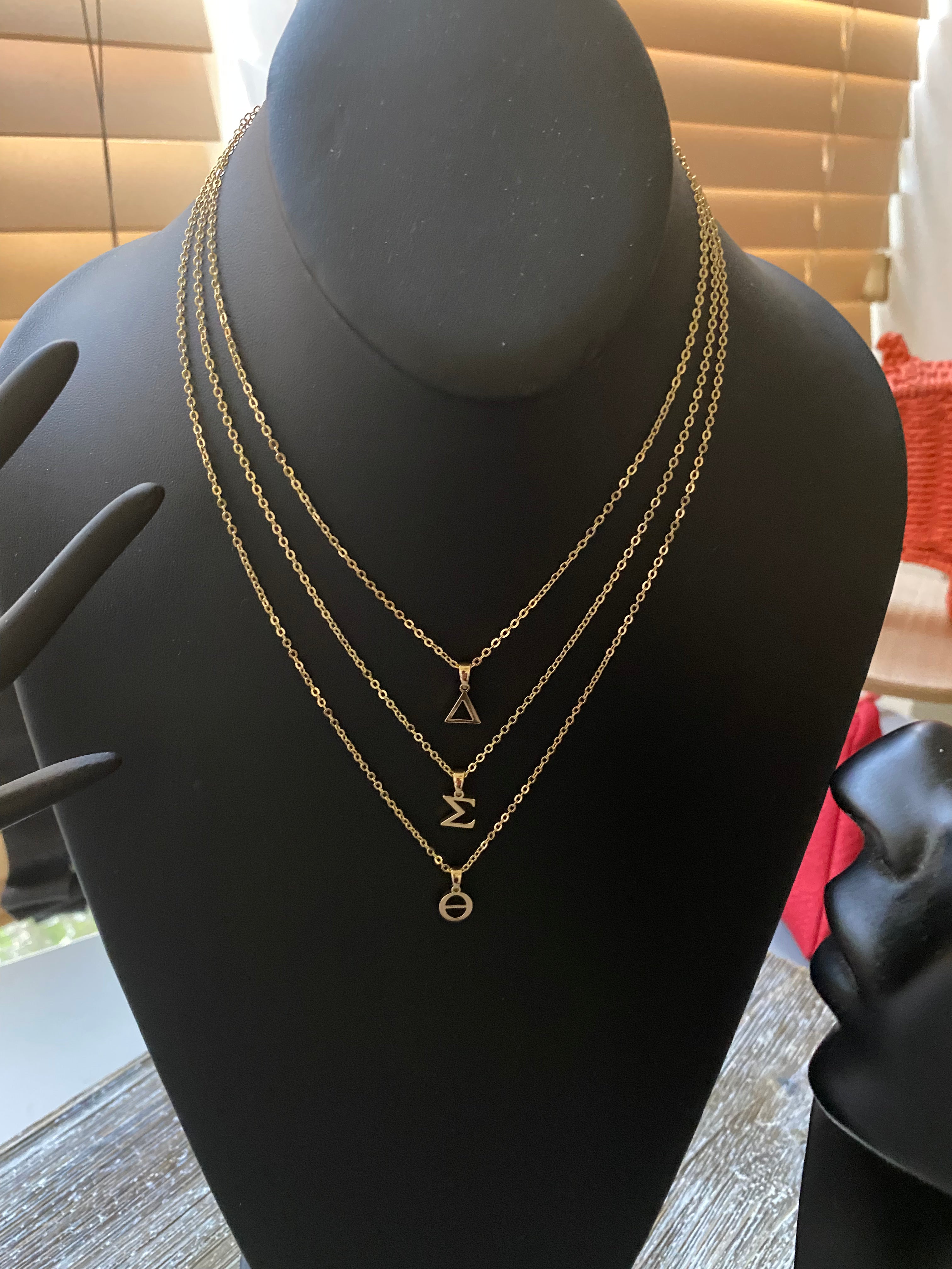 It's the DST for Me - 3 Chain Necklace