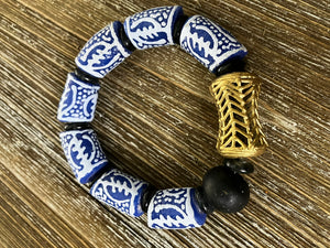Handmade Ghanain Trade Bead Bracelets