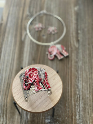 Red Herd Cuff Bracelet