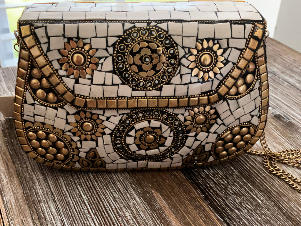 Mosaic Magic - Ivory and Brass